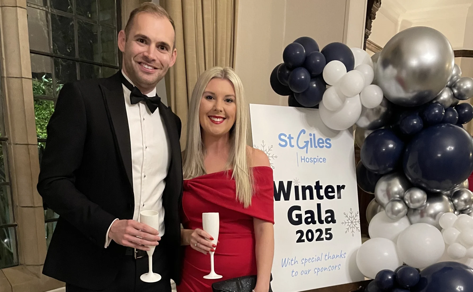 St Giles Hospice Winter Gala – Blue Diamond Recruitment Attend a Wonderful Evening Supporting an Incredible Cause